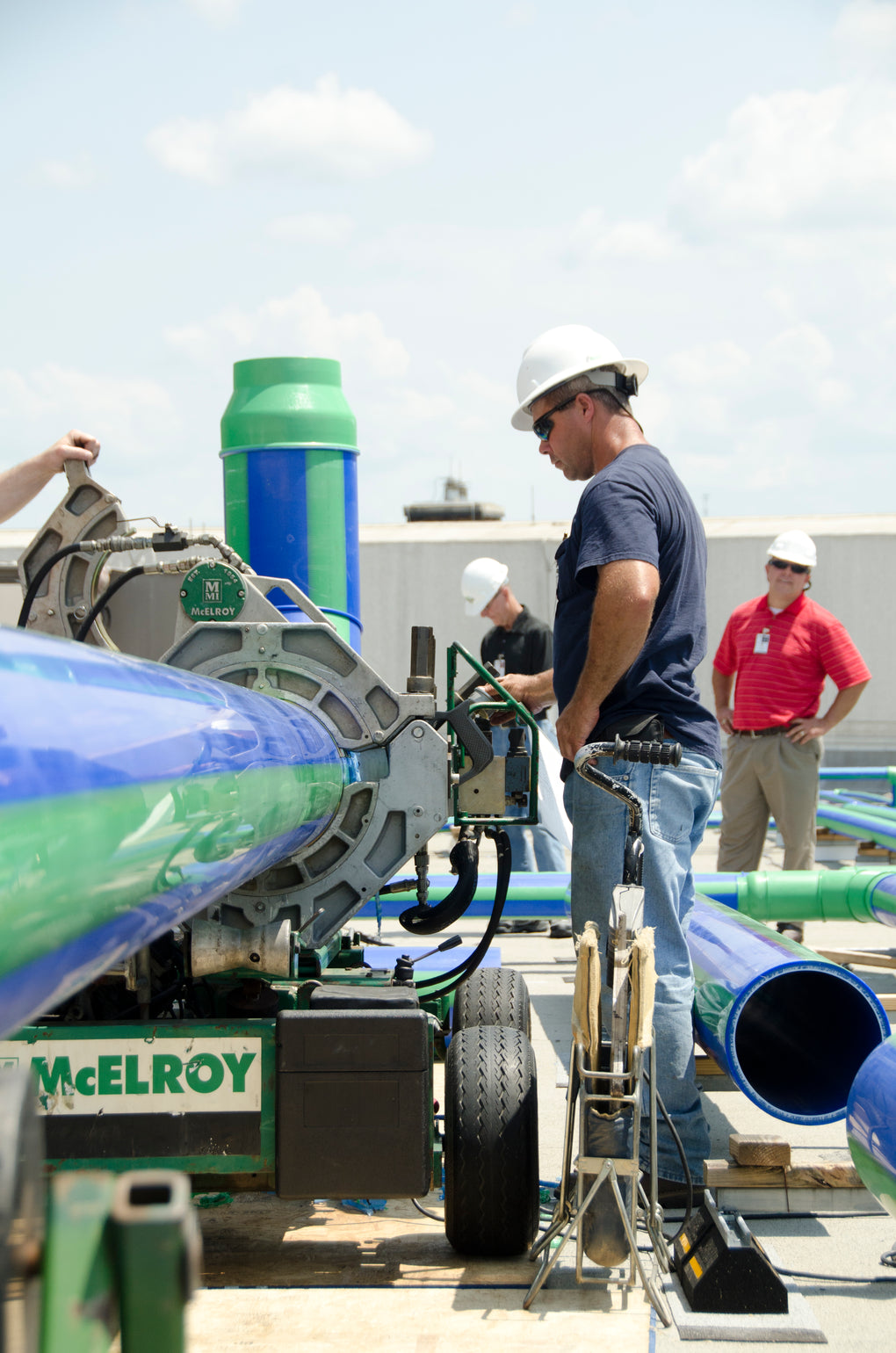 Rolling Fusion Equipment for Mechanical / HVAC / Plumbing – Poly Pipe ...