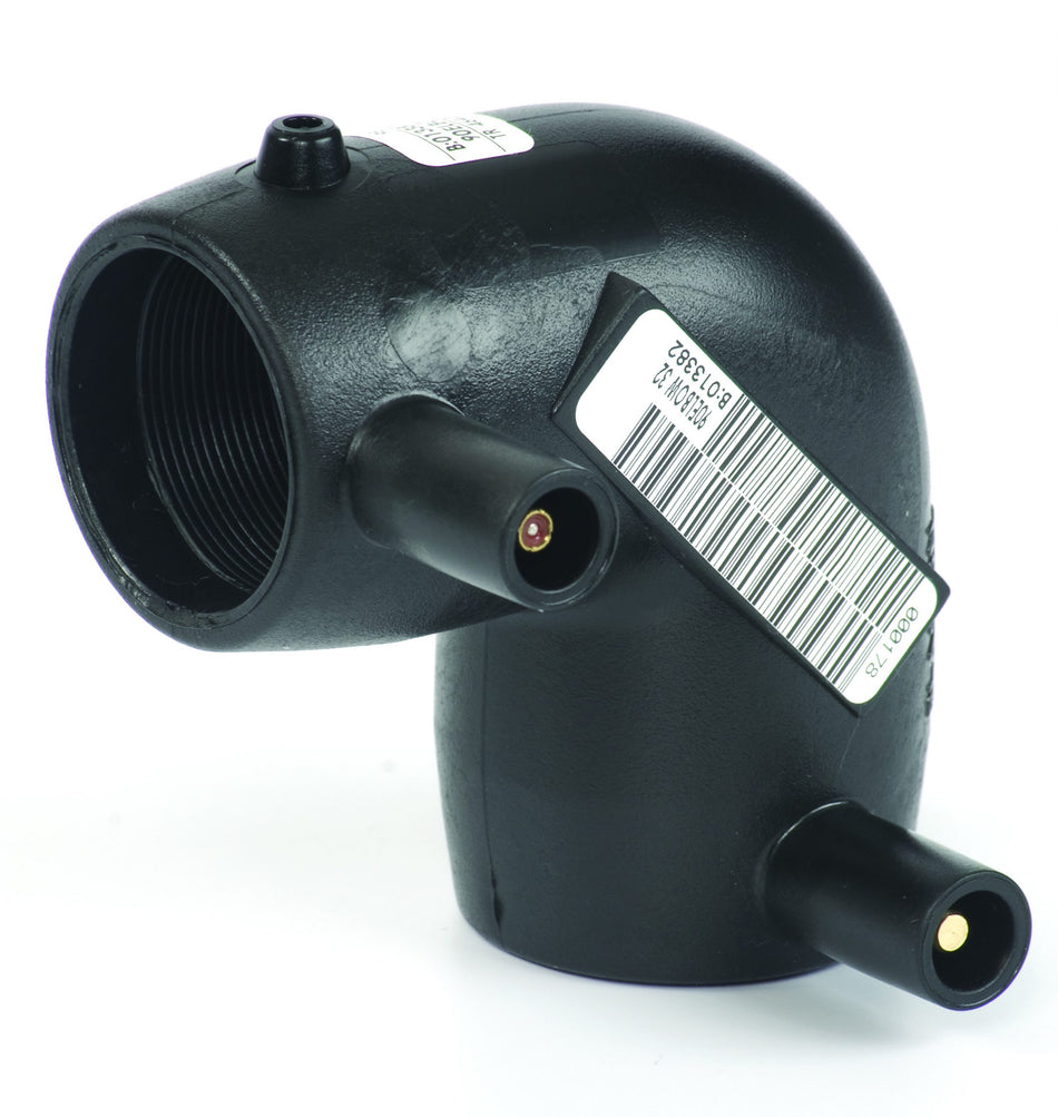 1" IPS HDPE Electrofusion 90 Degree Elbow