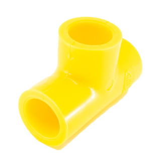 Yellow Gas Socket Fusion Tee