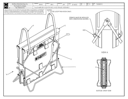 T5008310 - T500 II Heater Bag&Frame Assembly