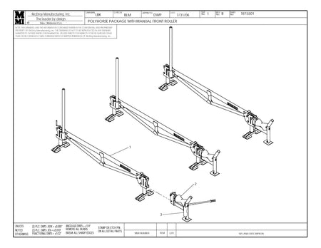 McElroy Part 1875501 - POLYHORSE PKG W/MAN ROLLER for sale
