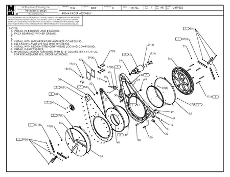 McElroy Part 2419802 - 24 FACER ASSY for sale