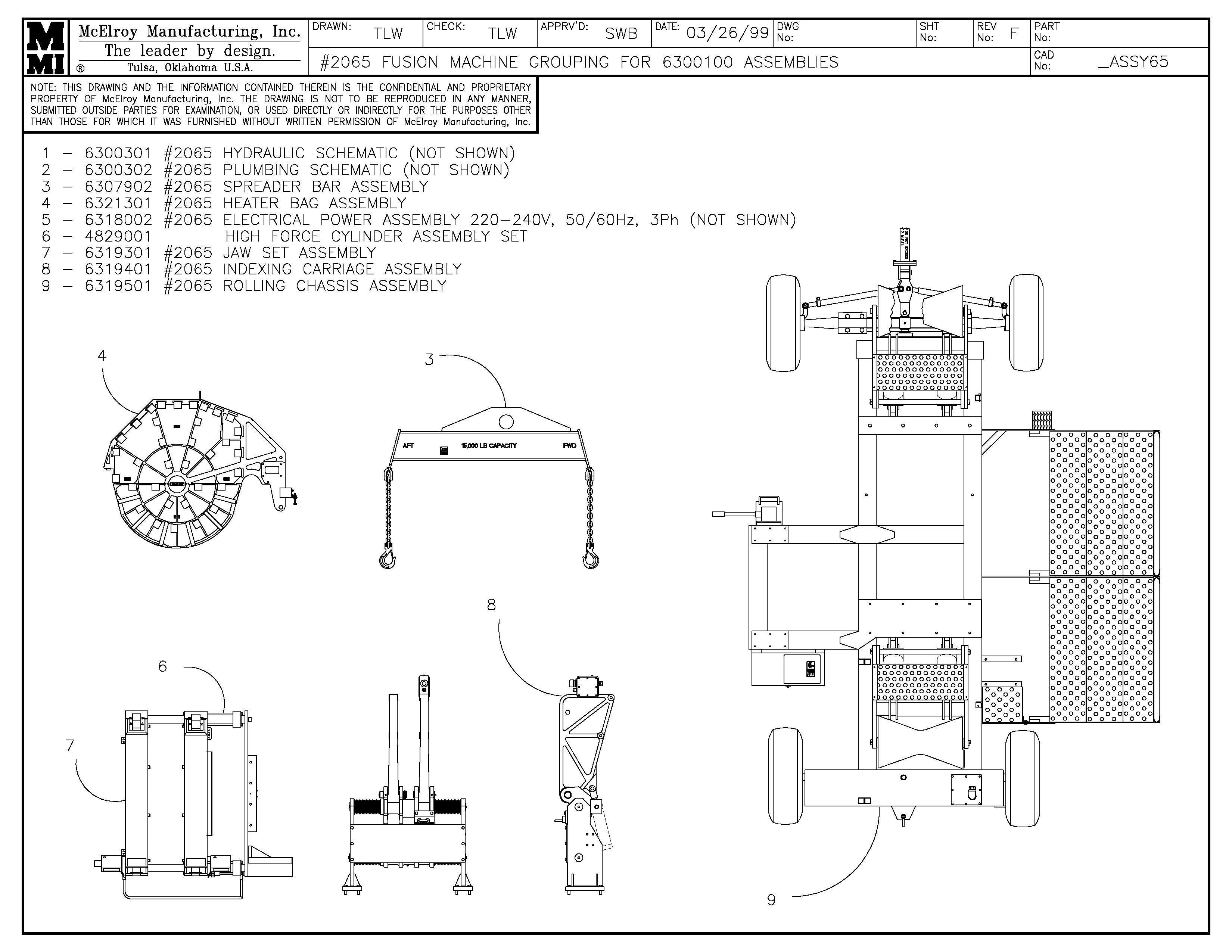 McElroy Part 6300102 - 65 HF 220-240,50/60,3 F/M for sale