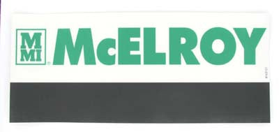McElroy Part 8163121 - MCELROY LABEL for sale