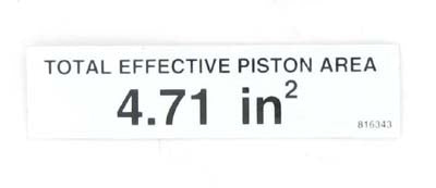 McElroy Part 816343 - 4.71 SQ IN TEPA LABEL for sale