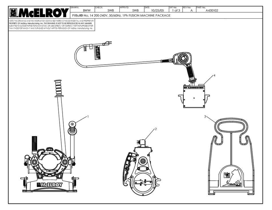 Pb 14 200-240,50/60,1 Fusion Machine Package