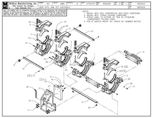 McElroy Part 850203 - 8DIPS JAW SET ASSY for sale