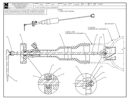 McElroy Part 220302 - 6IPS MD 2406/2708 HTT ASSY for sale