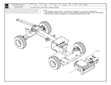 McElroy Part 1869906 - 18 480,60,3 RLG CHASSIS ASSY for sale
