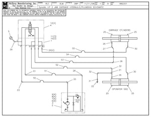 McElroy Part 882201 - DYNAMC HP 2J CRG HYD/PLB SCHEM for sale