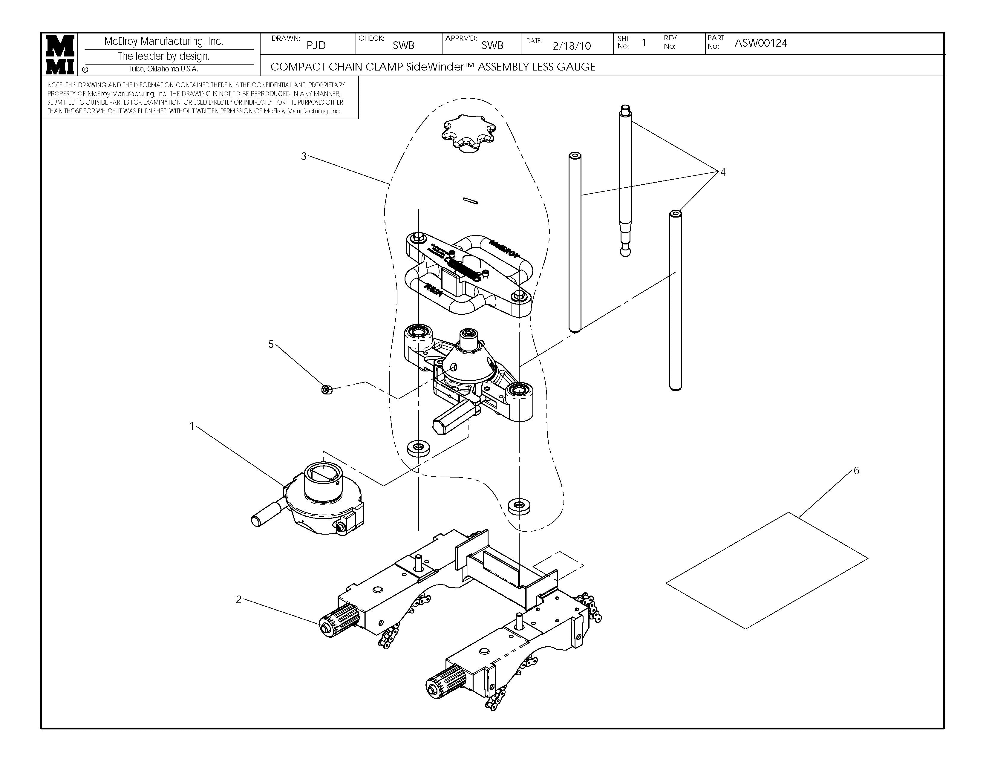 ASW00124 - Compact C/C Sw Assembly Less Gauge
