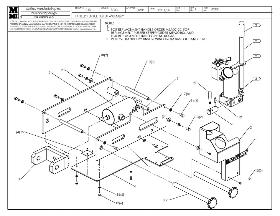 S03601 - In Field Tensile Tester Assembly