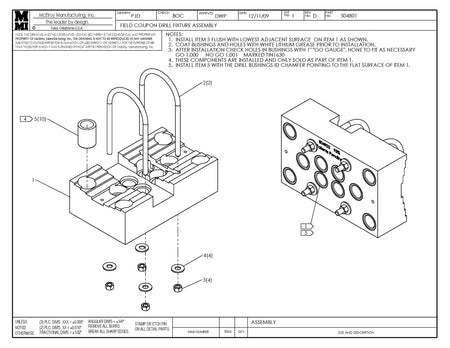 S04801 - Field Coupon Drill Fixture Assembly