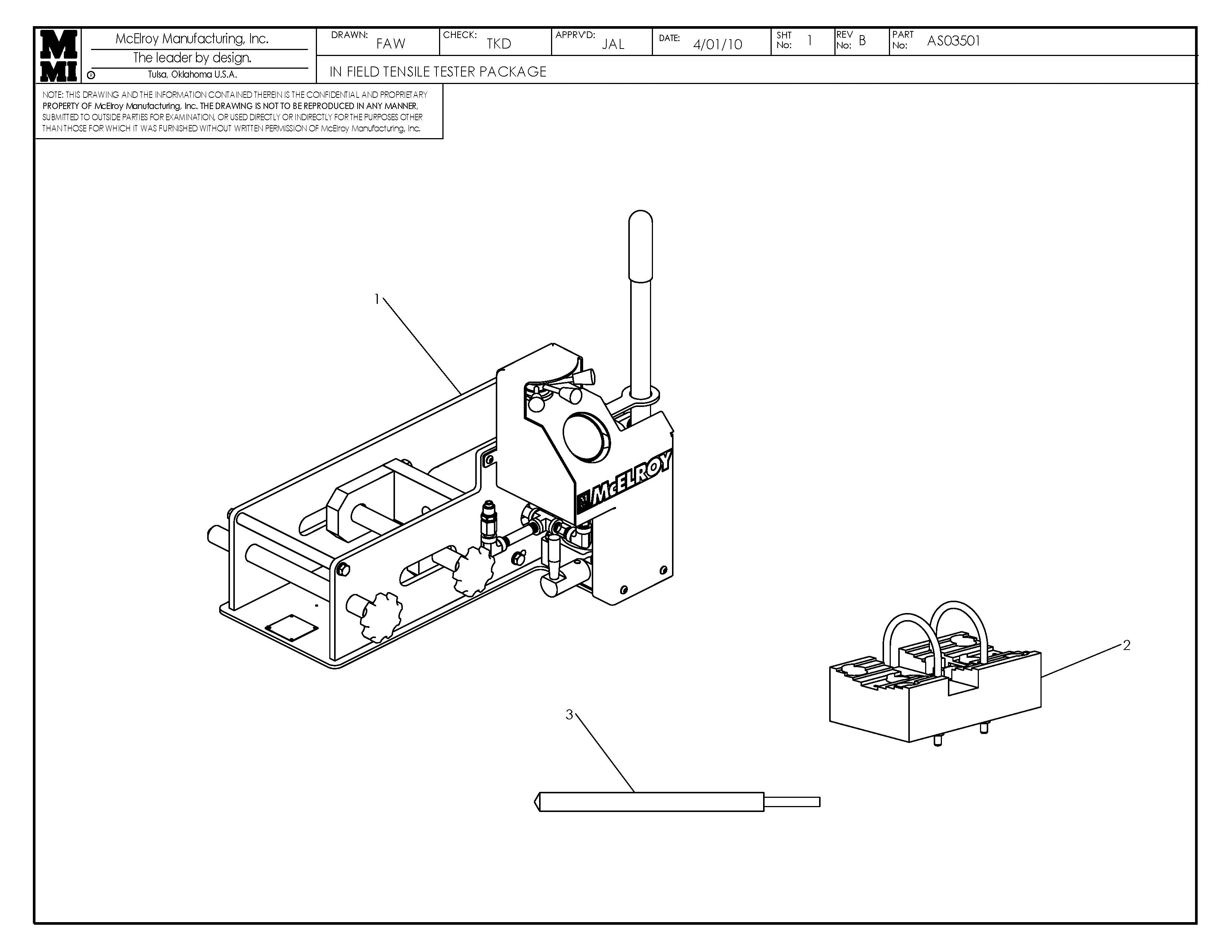 AS03501 - In Field Tensile Tester Package