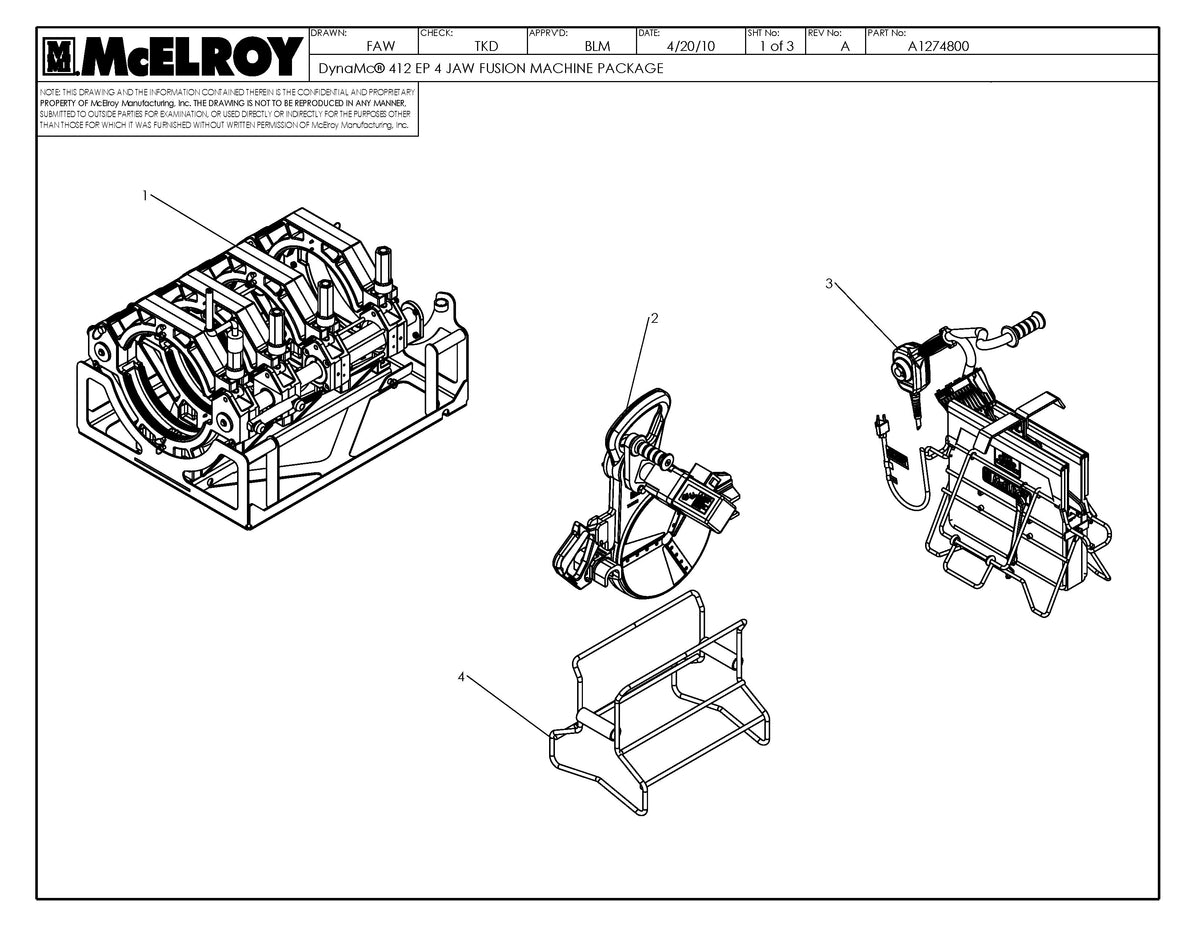 Dm412Ep4J 120&240,50/60 Fusion Machine Package