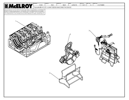 Dm412Ep4J 120&240,50/60 Fusion Machine Package