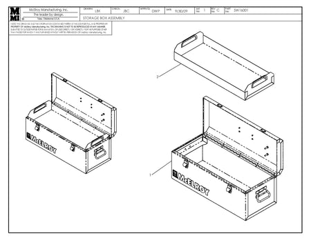 SW16001 - Storage Box Assembly