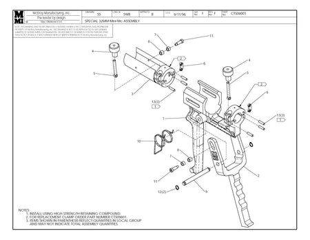CTS08001 - Special 32mm Mnmc Assembly
