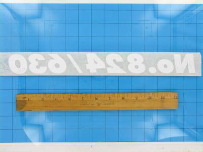 McElroy Part 8163151 - 824 / 630 LABEL for sale