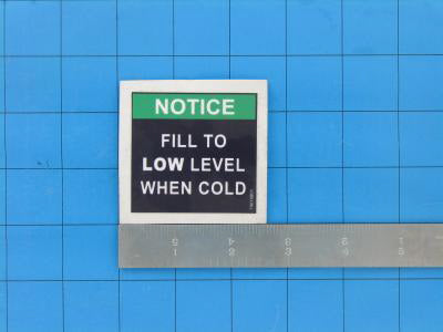 T9018801 - Hydraulic Fluid Level Label