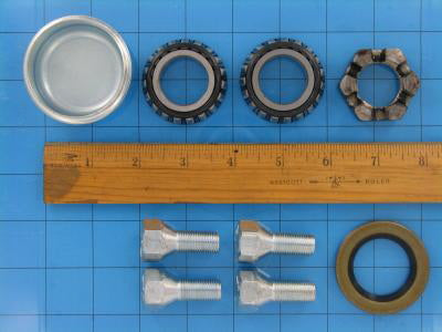 MIB00001 - Hub W/ Brg,Seal,Caps&(4) Nuts