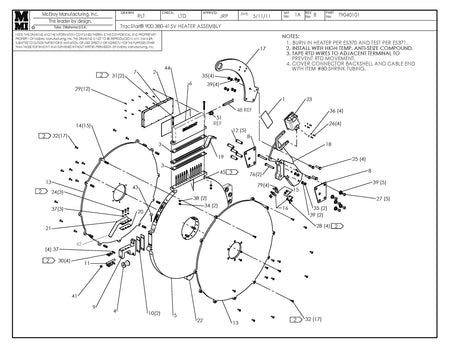 McElroy Part T9040101 - T900 380-415V HEATER ASSY For Sale