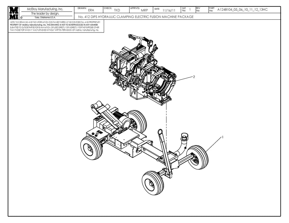 12DIPS Hydraulic Clampingmf 220-240 Package