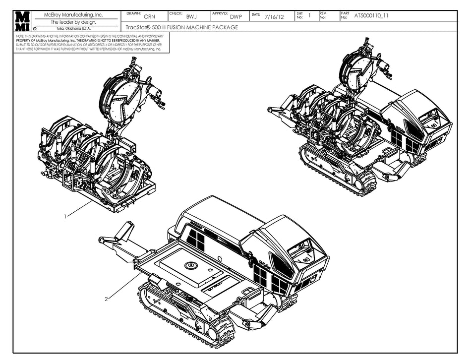 AT5000111 - T500 III mm Mf Fusion Machine Package
