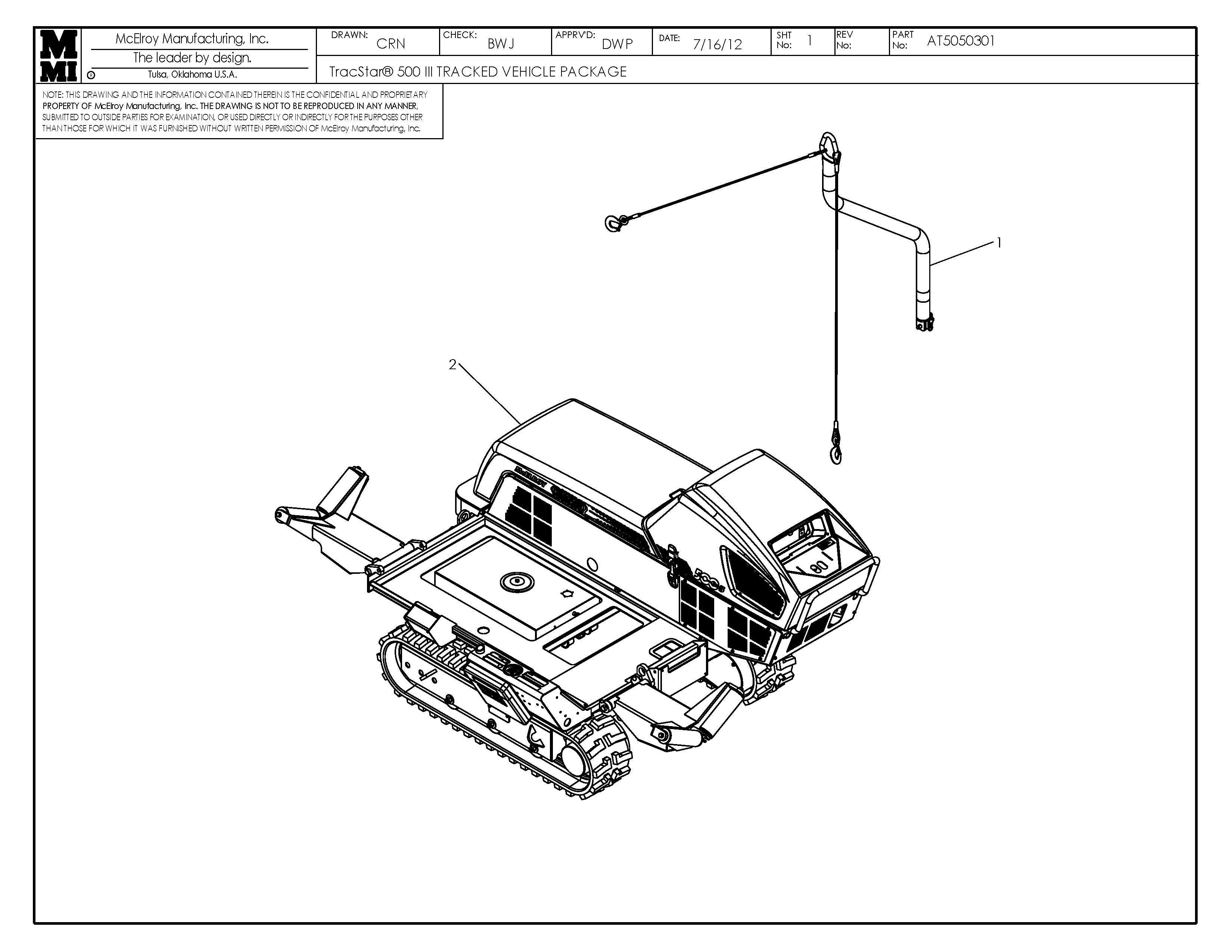 AT5050301 - T500 III Tracked Vehicle Package