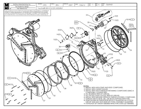 T5049401 - T500 III Facer Assembly