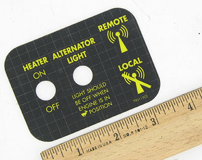 T9011502 - Remote Switch Label