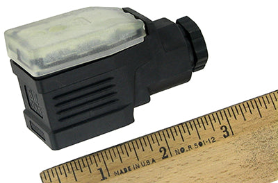 MQF00209 - Din 43650 Conn W/ Clear Cover