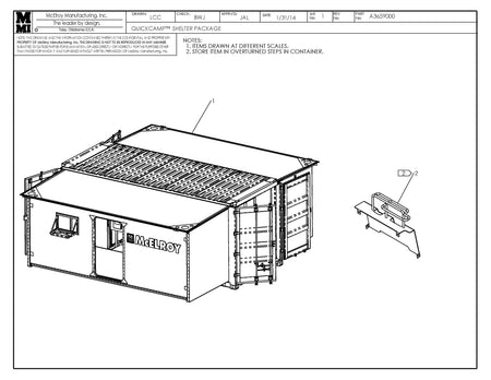 A3659002 - Quickcamp 240/240 Shelter Package