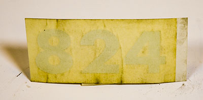 McElroy Part 8163126 - 824 LABEL for sale