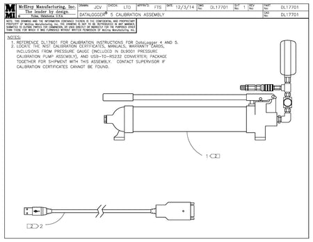 DL17701 - Dl 4,5,&6 Calibration Assembly