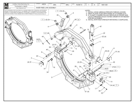 T4811301 - Inner Fixed Jaw Assembly
