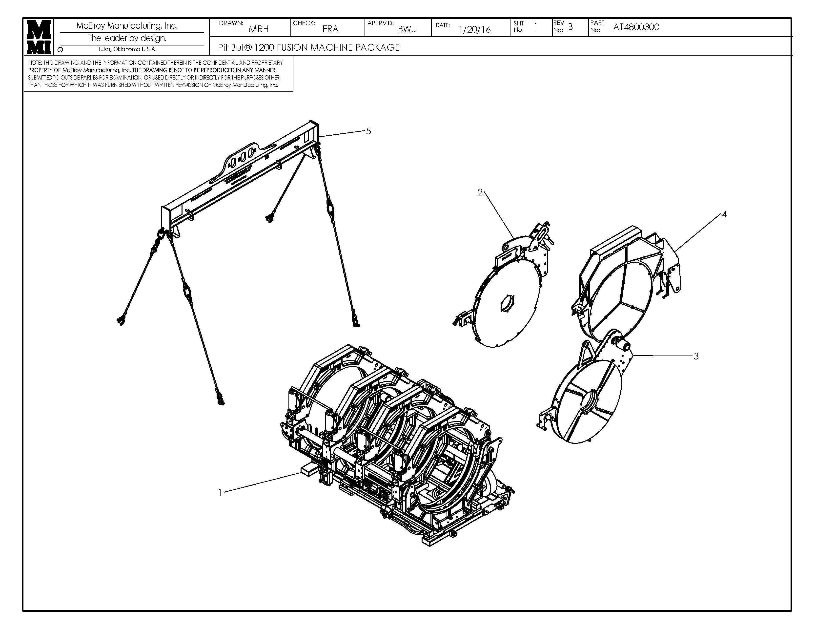 AT4800302 - Pb 1200 240V Mf Fusion Machine Package