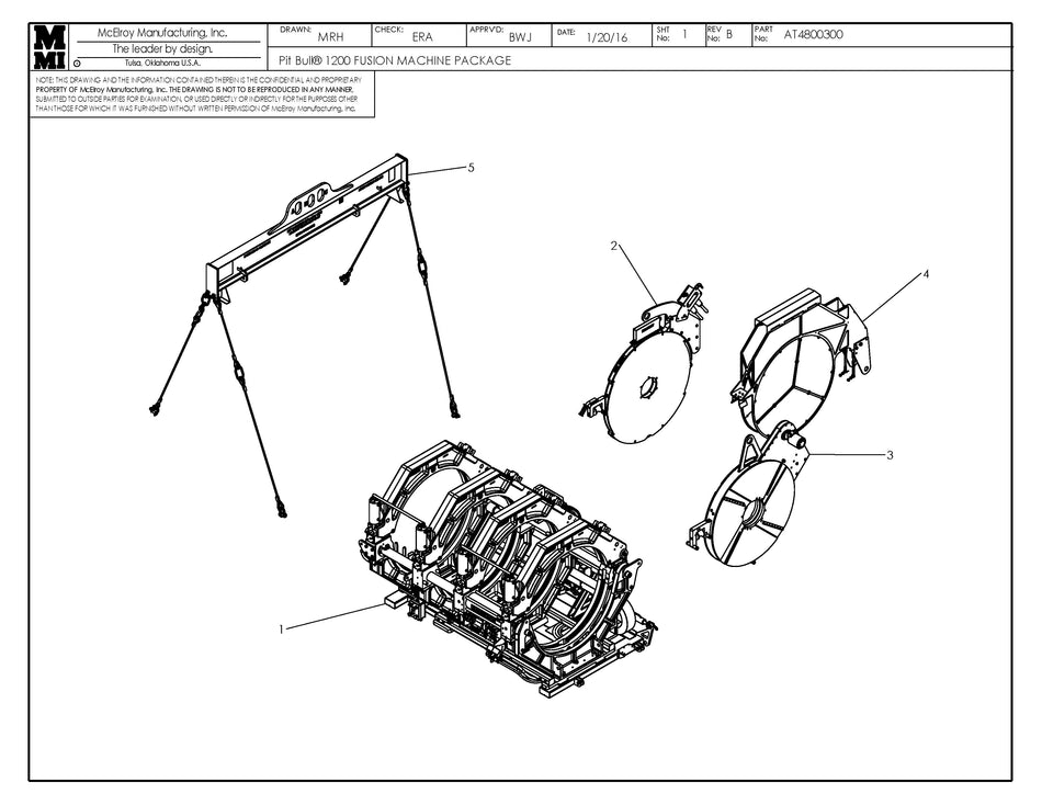 AT4800302 - Pb 1200 240V Mf Fusion Machine Package