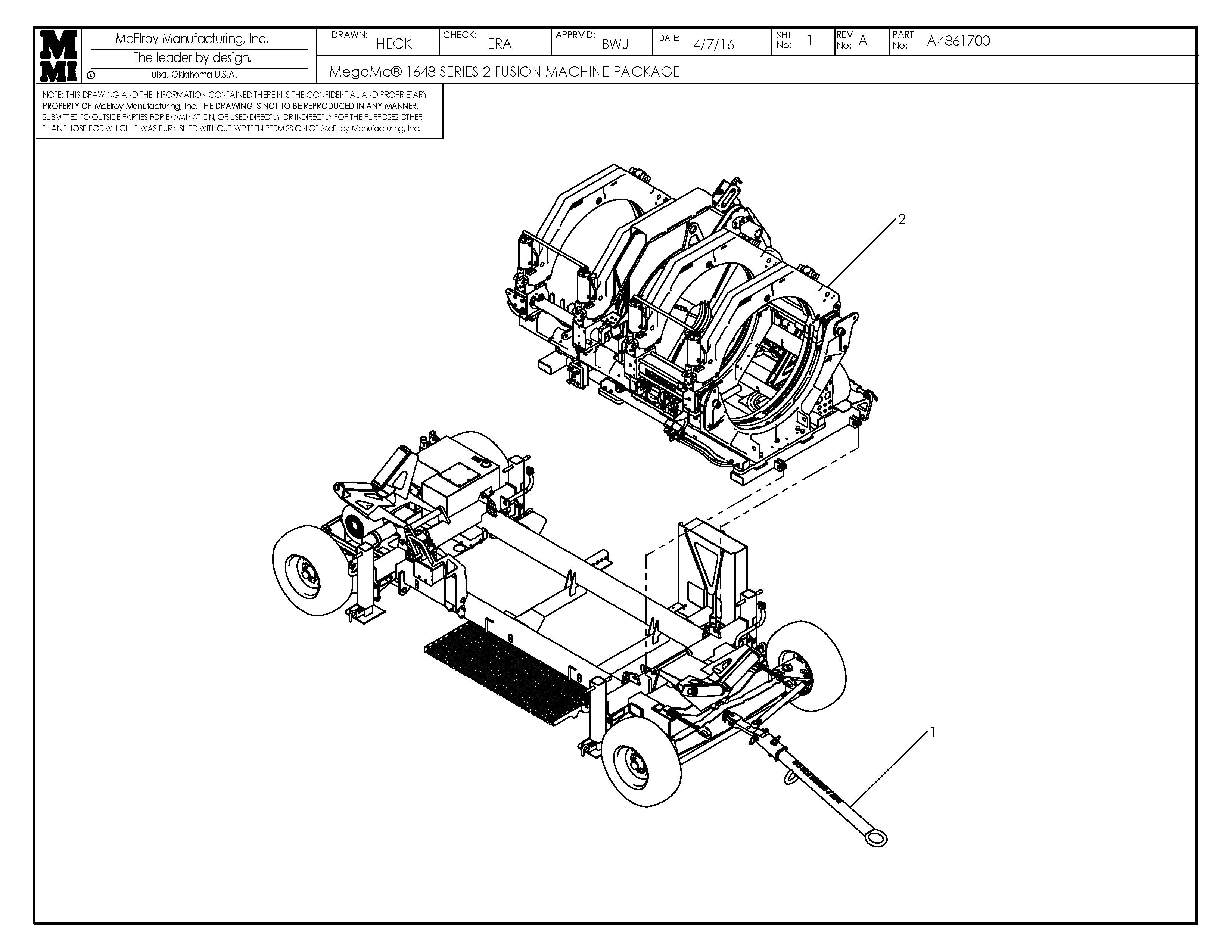 A4861703 - mmc 48 S2 Hf 380-415V Fusion Machine Package