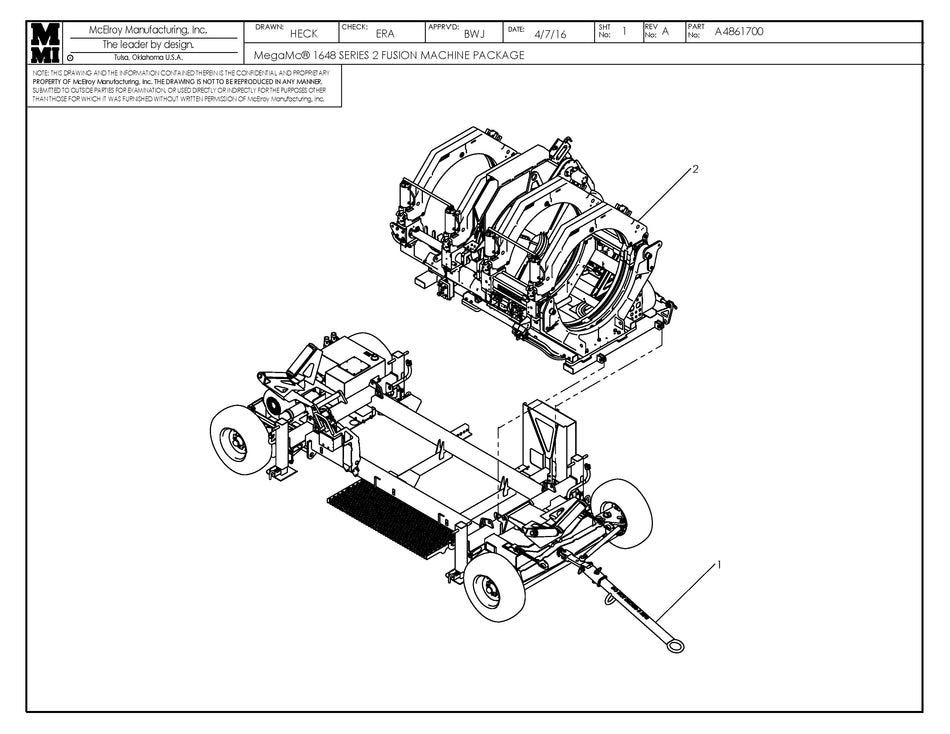 A4861704 - mmc 48 S2 Mf 380-415V Fusion Machine Package