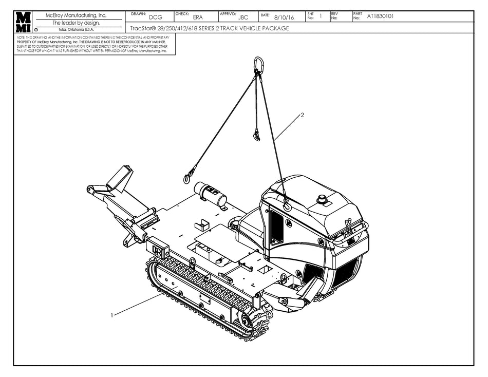 AT1830101 - T28-618 S2 Track Vehicle Package