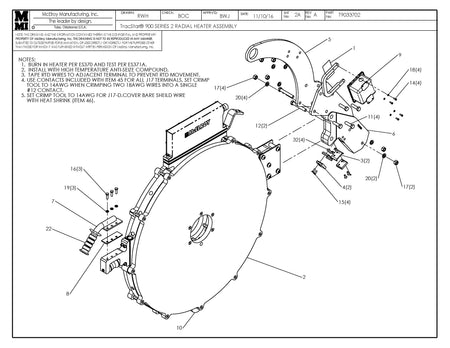 McElroy Part T9033702 - T900 S2 RADIAL HEATER ASSY For Sale