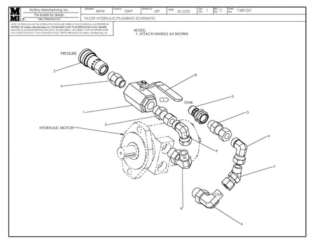T1801201 - Facer Hyd/Plb Schem