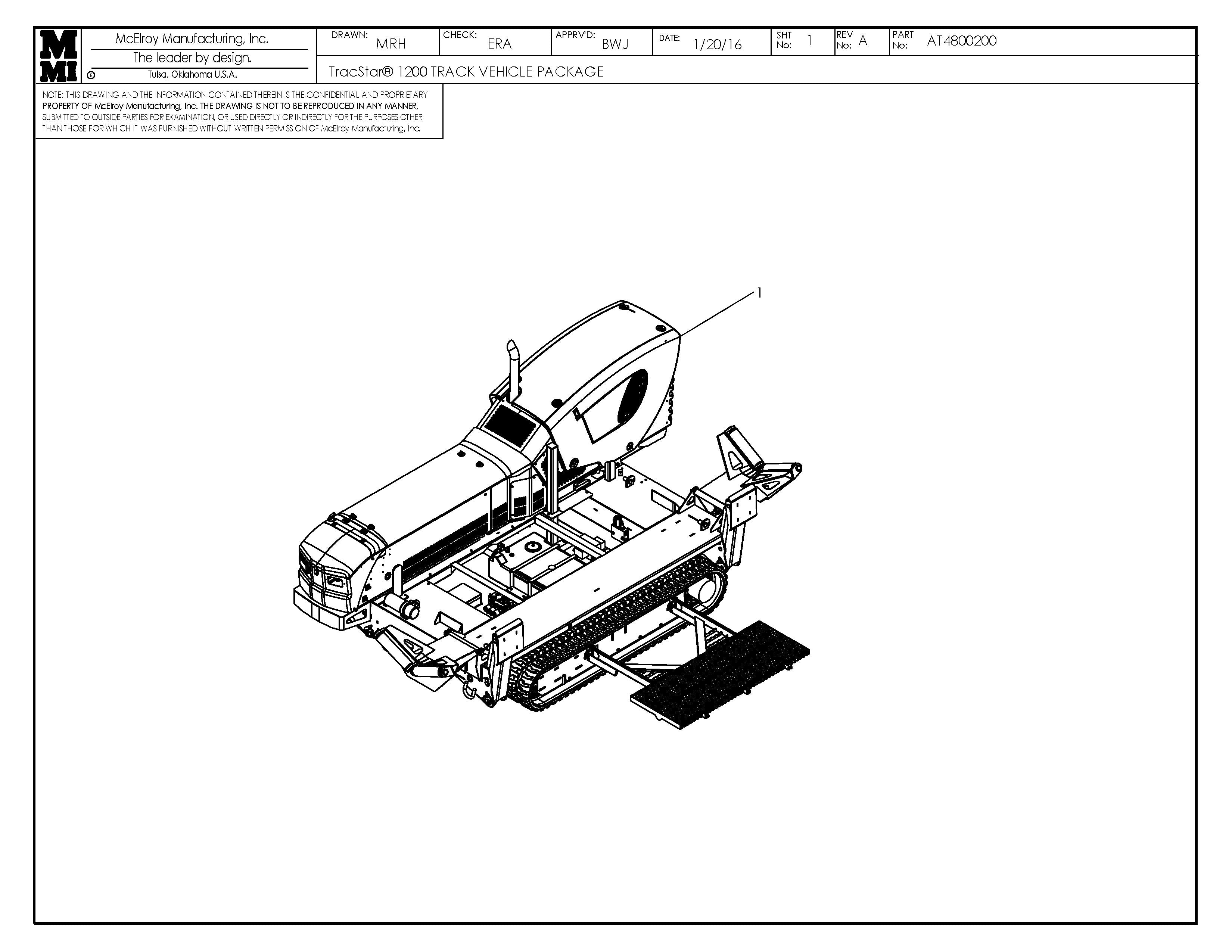 AT4800202 - T1200 Hs Track Vehicle Package