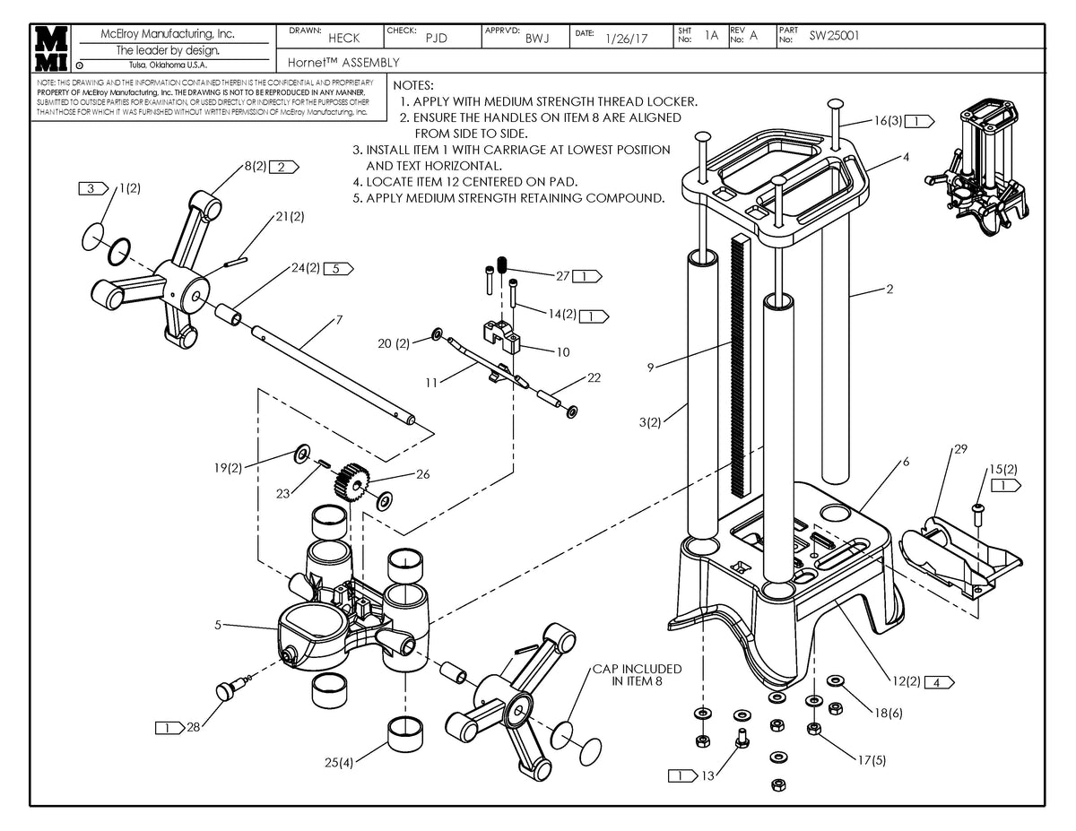 SW25001 - Hornet Assembly