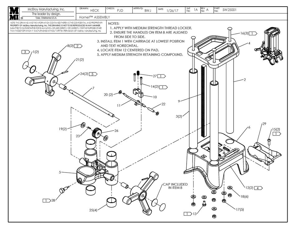 SW25001 - Hornet Assembly