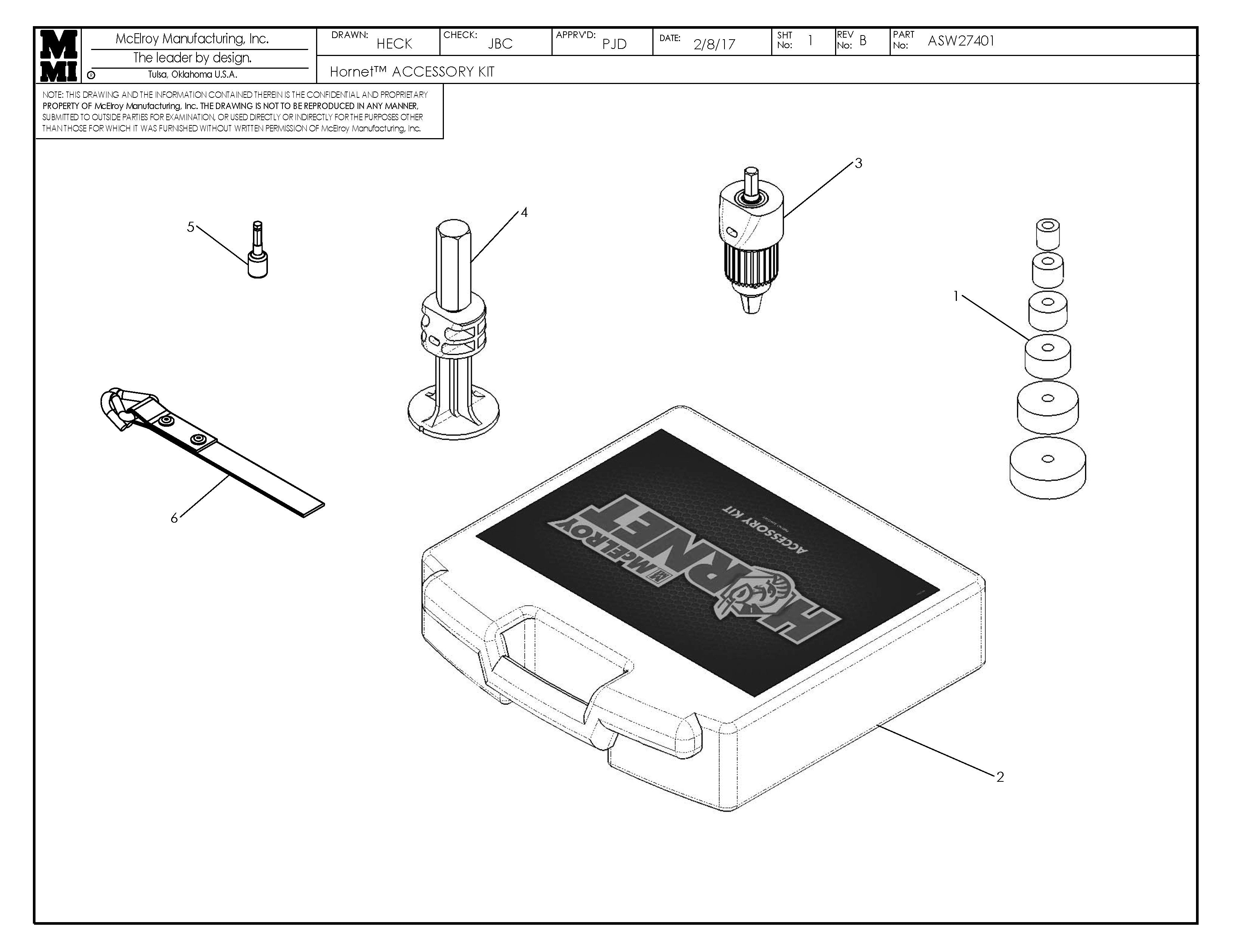 ASW27401 - Hornet Accessory Kit