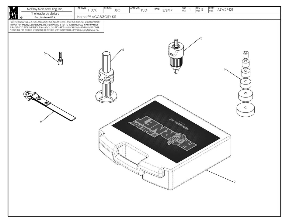 ASW27401 - Hornet Accessory Kit