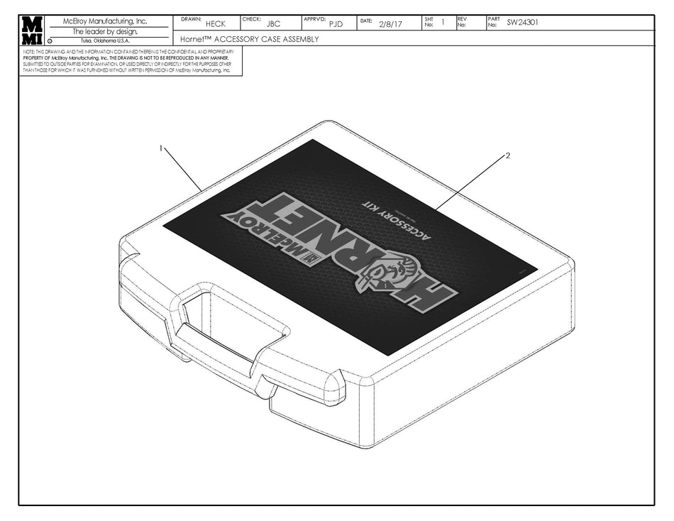 SW24301 - Hornet Accessory Case Assembly