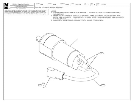 McElroy Part 1259801 - DYNAMC HPU GEAR MOTOR ASSY for sale